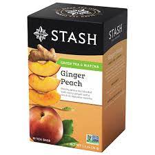 Stash Ginger Peach caffeine-free 20 sobres x 6 pack