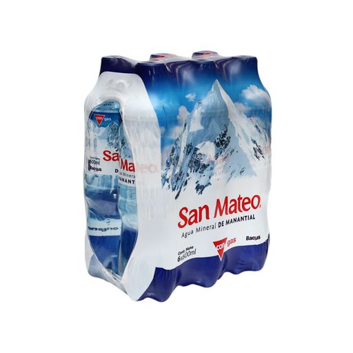 Six Pack Agua mineral con gas