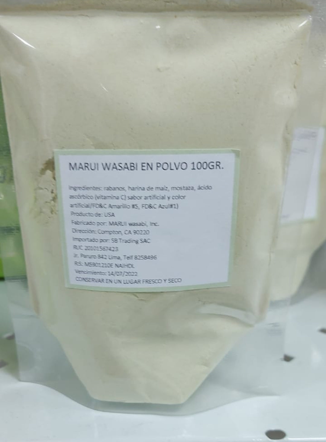 Wasabi en polvo Marui 100gr