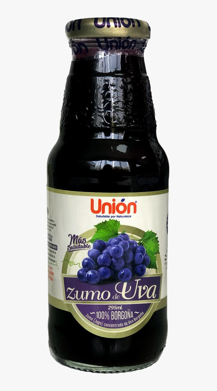 Zumo uva unión x 6 unid x 295ml c/u 100% uva borgoña