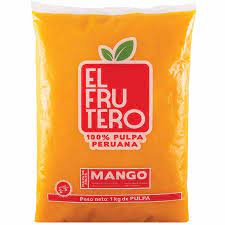 Pulpa de Mango ( refinado ) x 1 kg El Frutero