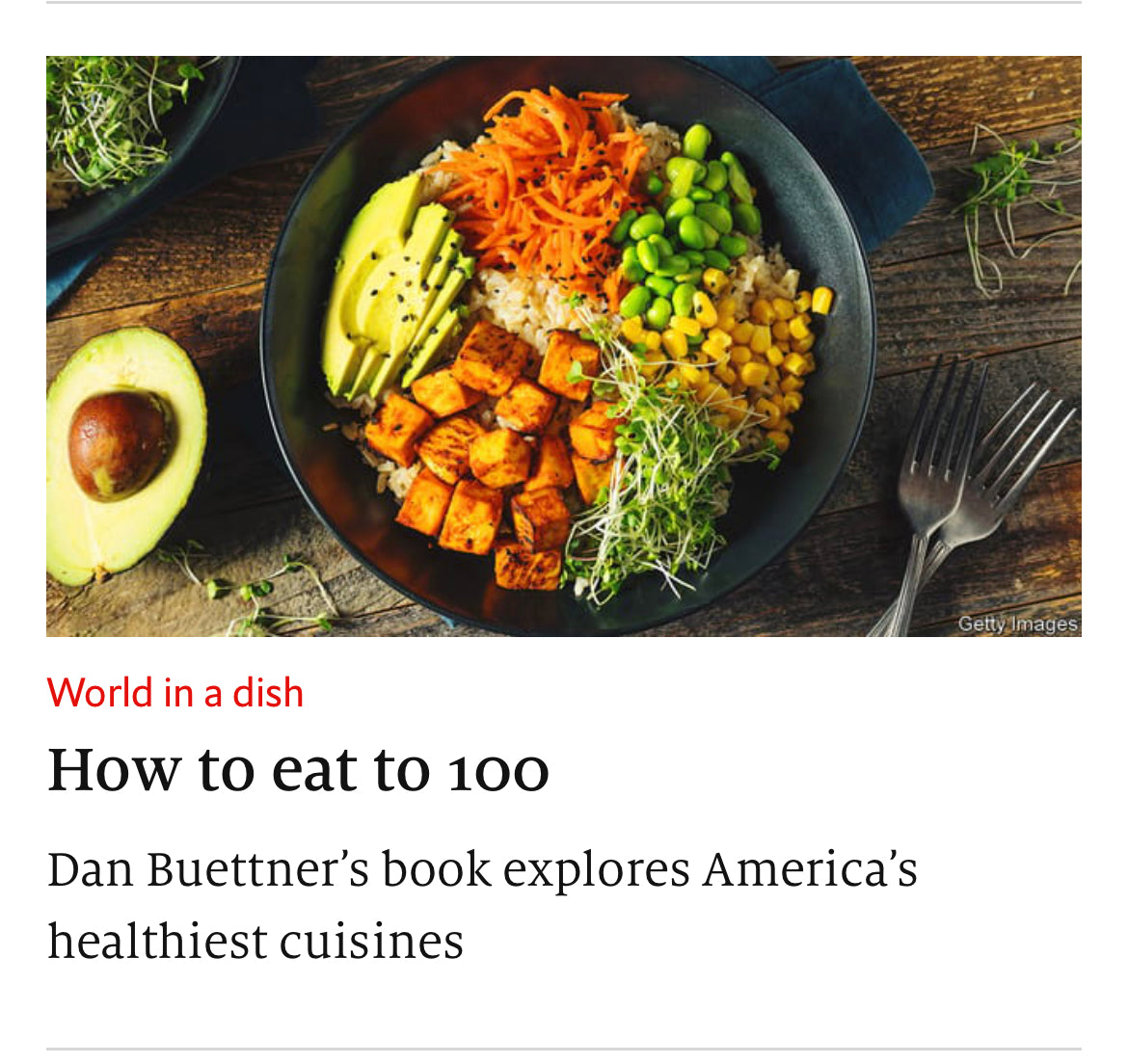 Longevidad y comida como medicina.