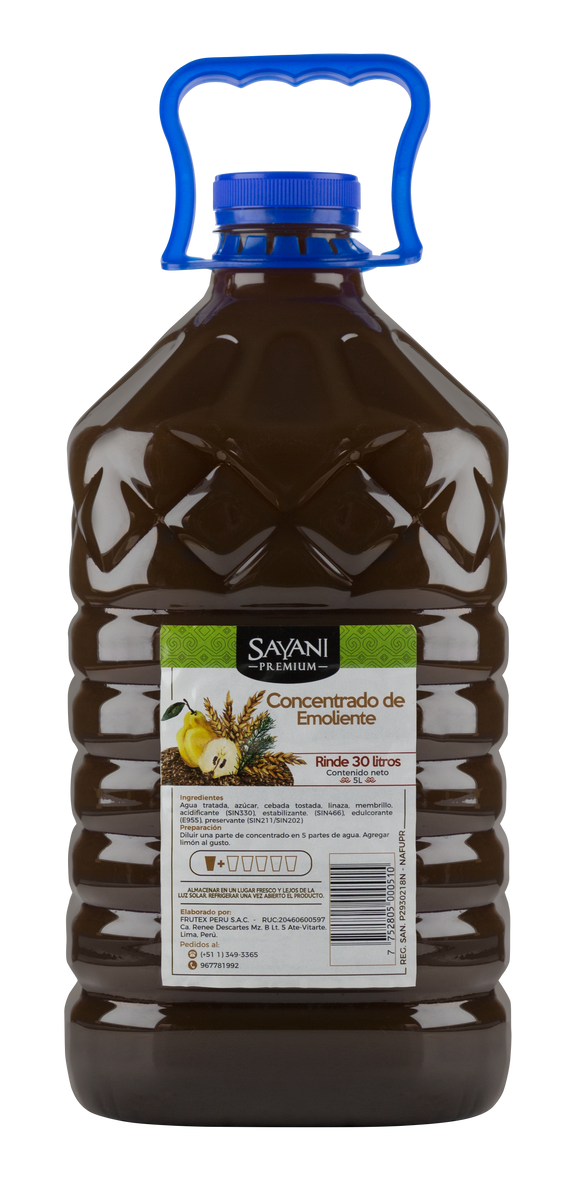 Sayani concentrado de Emoliente 5lts pack x 3 unidades