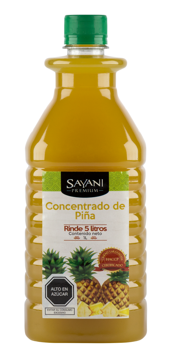Sayani concentrado de Piña 1Lt pack x 12 unidades
