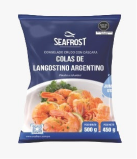 Langostino Jumbo con cascara talla U15 500grs