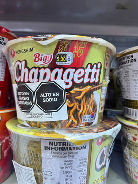 2 Pack talllarin Chapagetti bowl nongshim 114gr