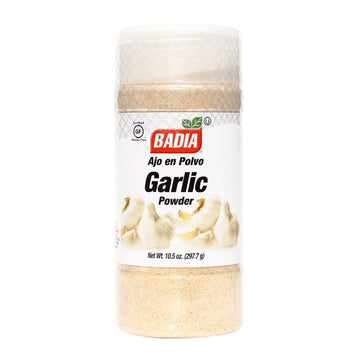 Badia Garlic Powder 10oz (297g) jar