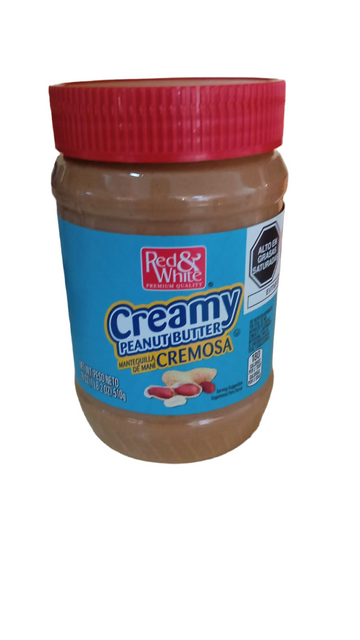 Mantequilla de maní 510grs Red & White Creamy peanut Butter