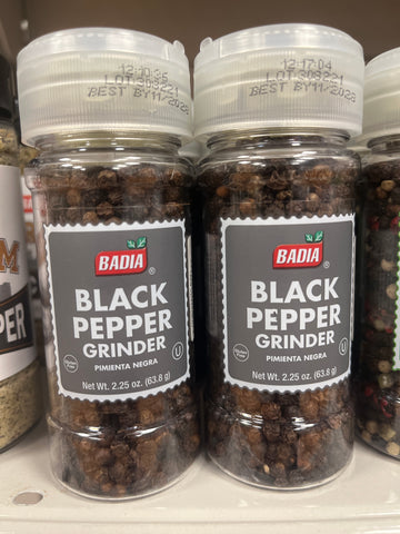 Badia Pimienta Negra Molinillo 2.25oz