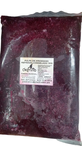 Pulpa de arándano x 1 kg El Fruto