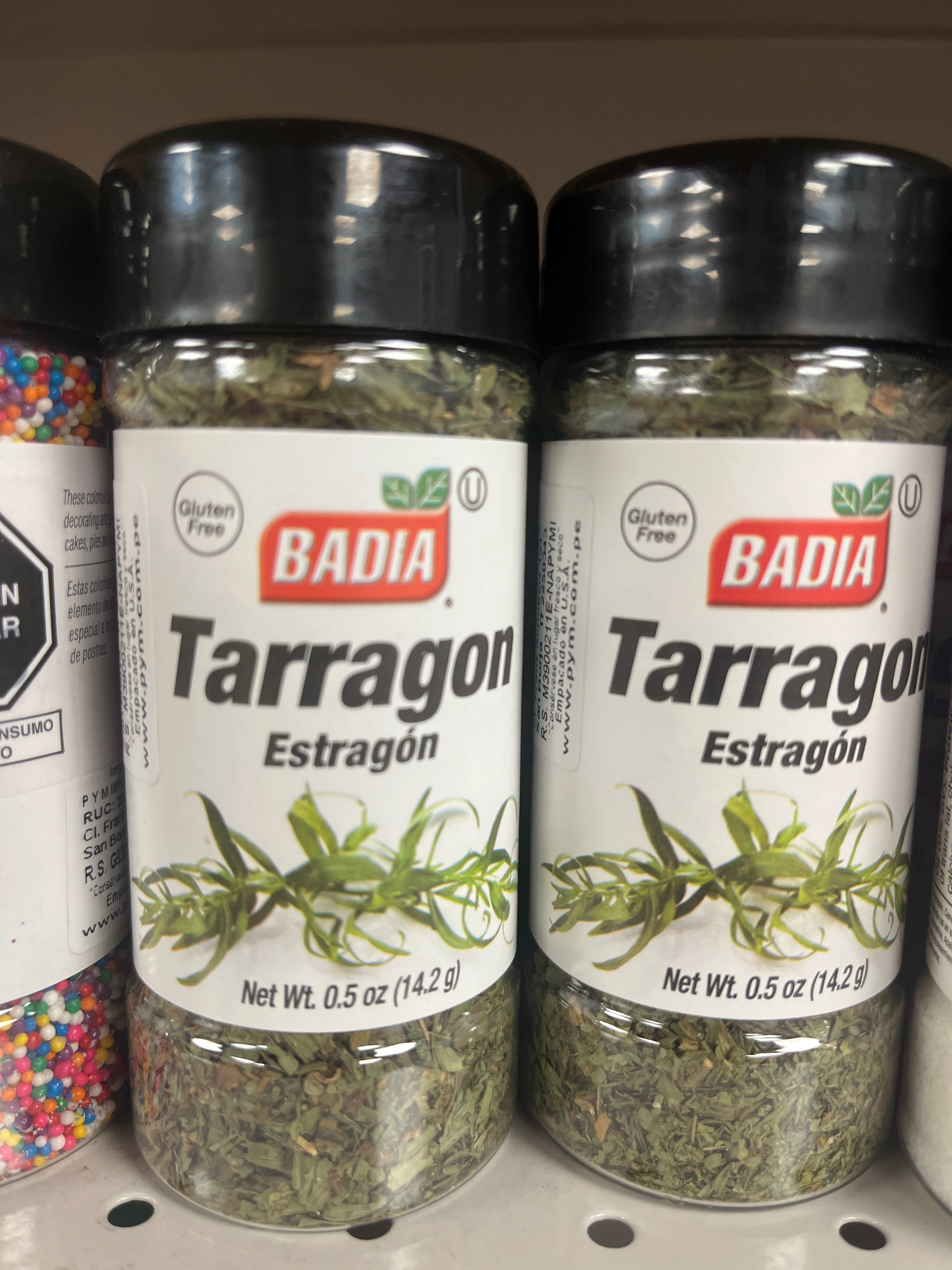 Badia Estragón (Tarragon) 3.5oz frasco