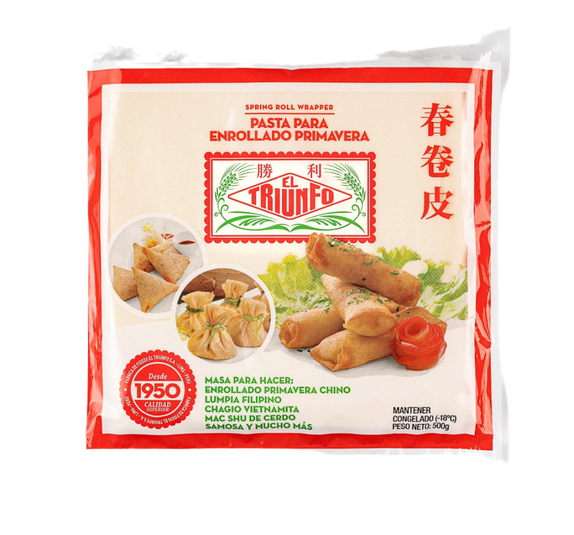 Spring roll pasta x 500grs El triunfo | Locotemarket