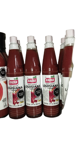 Caja Lousiana Badia Hot Sauce 3oz