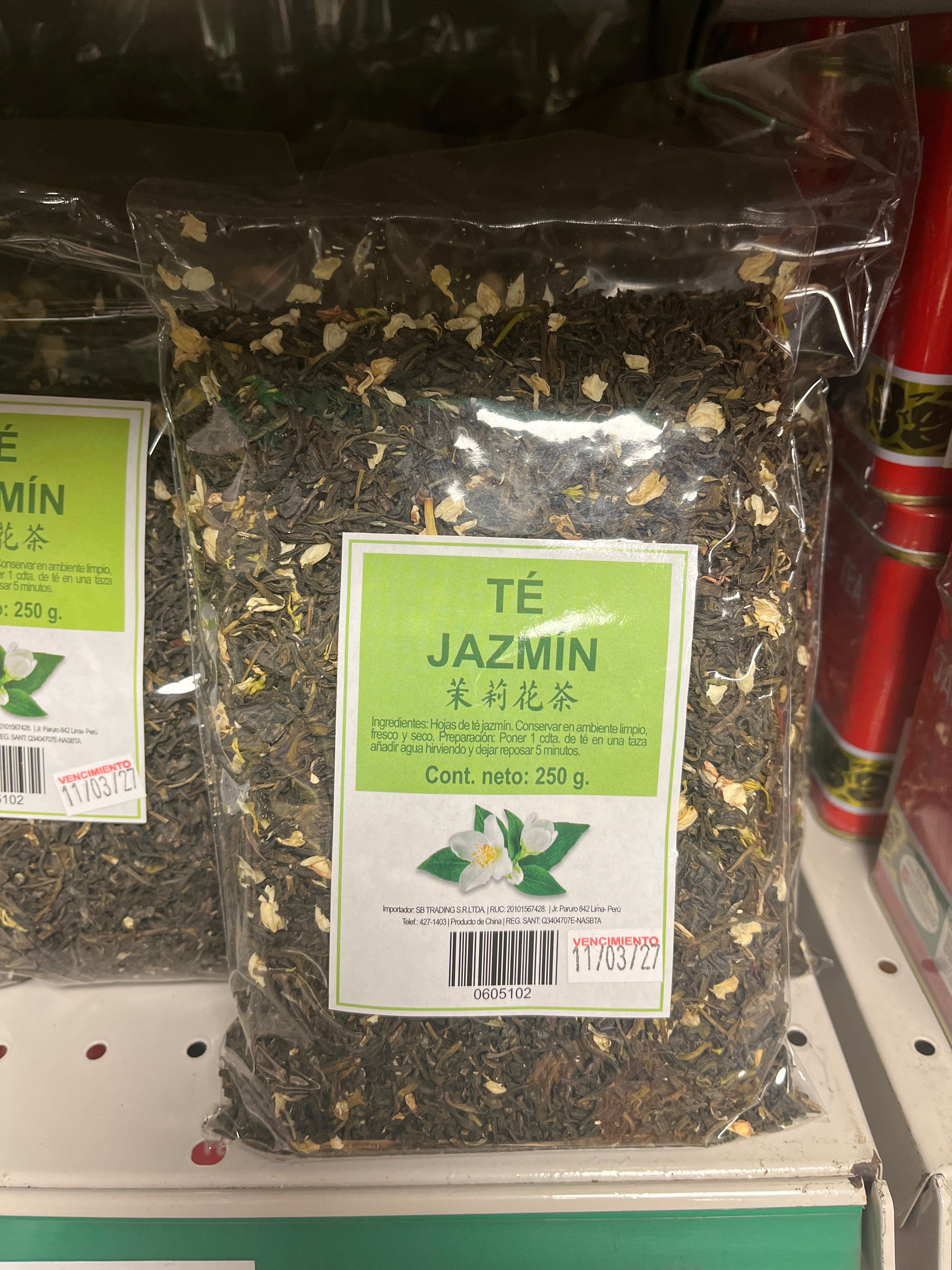 Fujian té jazmín 250gr bol