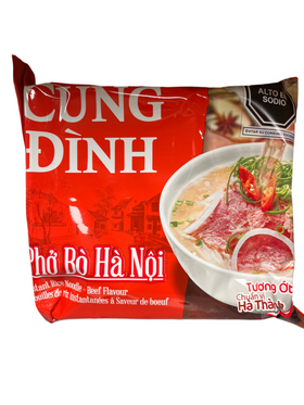 5 Pack fideos de arroz instantáneo sabor carne