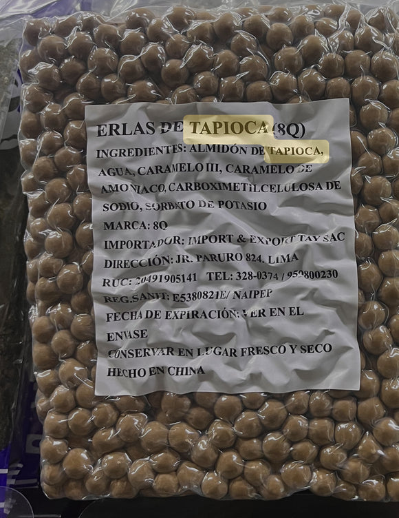 8Q tea tapioca balls 900grs black