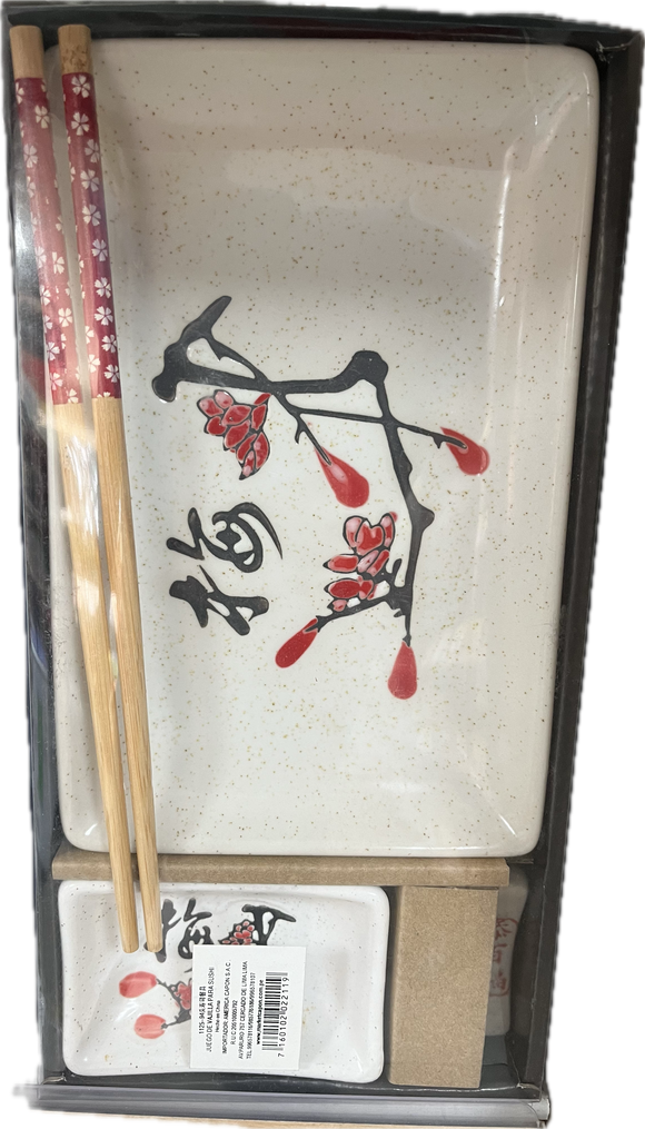 Sushi tableware set