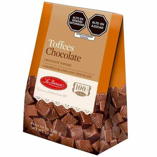 La Iberica toffee chocolates caja 150grs
