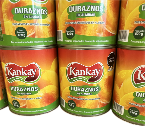 Kankay Duraznos en almíbar 820grs
