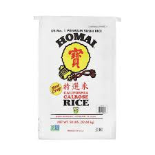 Homai arroz clarose para sushi 22.68kg