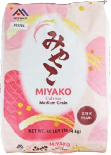 Arroz Miyako para sushi 18kgs