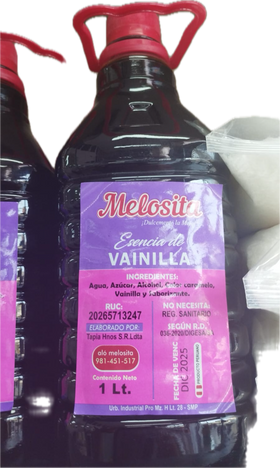 Escencia de vainilla x 1 lt La Melosita