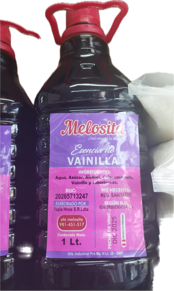 Vanilla essence x 1 lt La Melosita