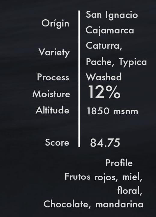 Café de Cajamarca 250gr