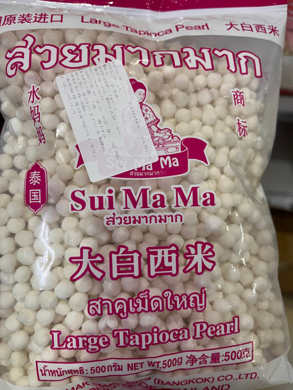 Perlas de tapioca bolitas blancas 500grs
