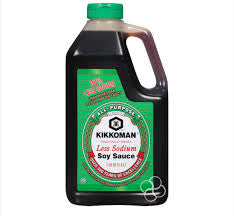 Kikkoman Low Sodium Soy Sauce 1.2L Can