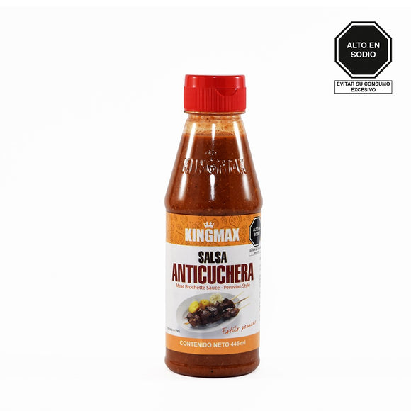 Salsa Anticuchera 445ml KingMax Caja x 12 botellas
