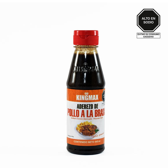 Aderezo de Pollo a la Brasa 445ml KingMax Caja x 12 botellas