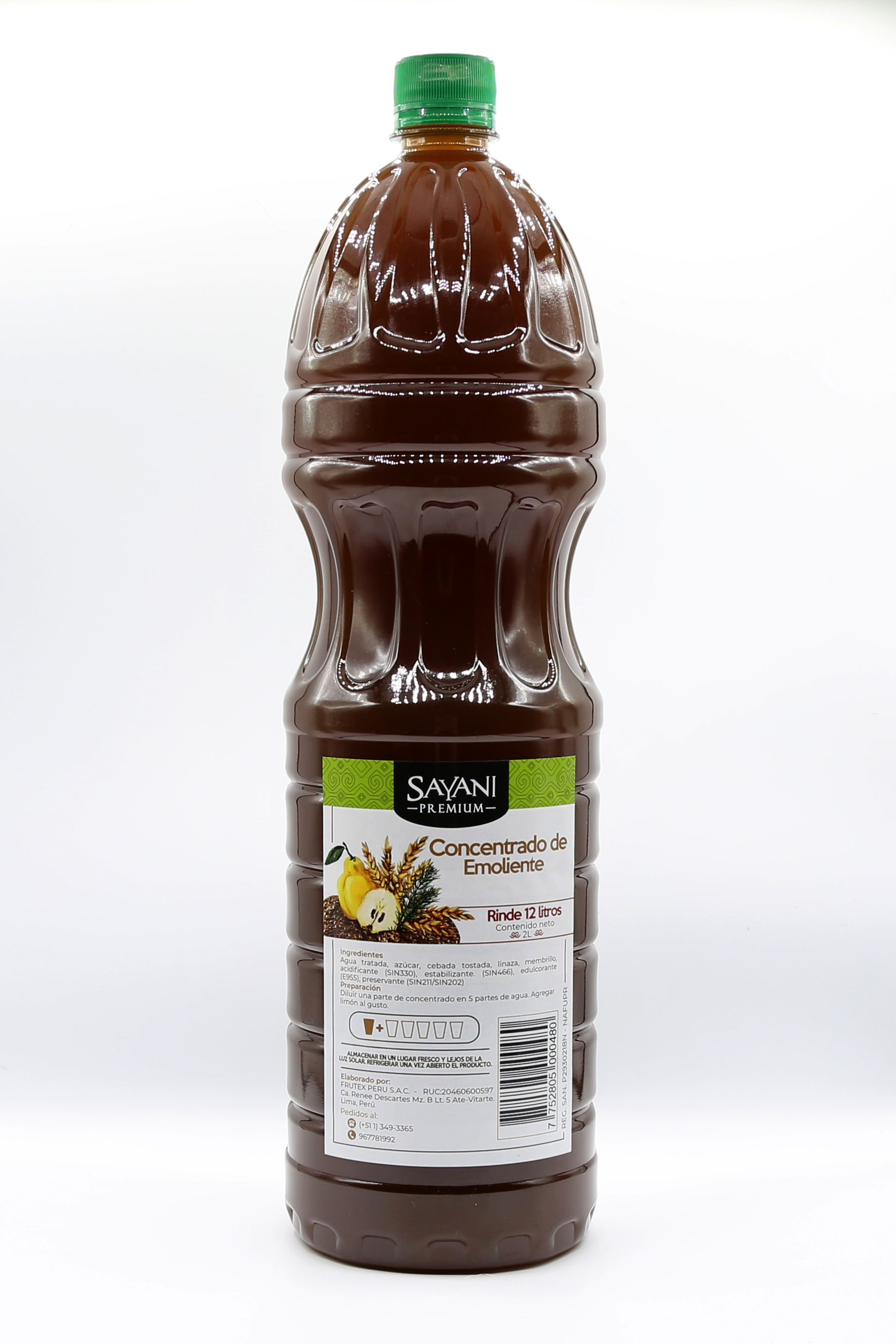 Sayani concentrado de Emoliente 2Lt Pack 8 unids