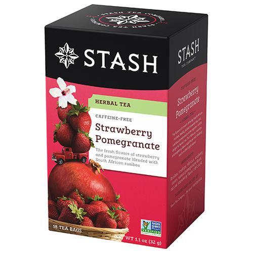Stash Strawberry Pomegranate caffeine-free 20 sobres x 6 pack