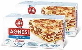 Lasagne Gialle Agnesi 500gr caja 12 unids