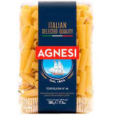 Tortiglioni Agnesi pqt 500gr Caja 24 unids