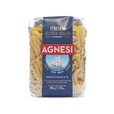 Pennete Rigate N º 87 Agnesi pqt 500gr Caja 24 unids