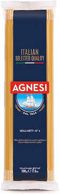 Linguini N°10 gr Agnesi pqt 500gr Caja 24 unids