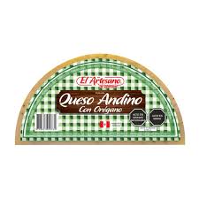 Queso Andino con Orégano x kg Artesano de antaño