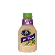 Aliño honey mustard 370gr bot pet caja 12 unids Valle Fértil