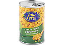 Valle fértil choclo dulce desgranado 432grs