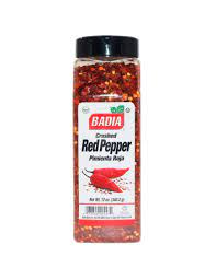 Badia pimienta roja crushed 12oz