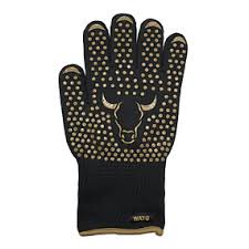 High-temperature grilling gloves