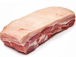 Tira de panceta con piel con hueso x kg