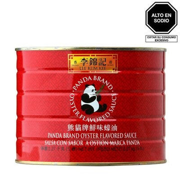 Caja 6 unidades Salsa de ostión Panda Lee Kum Kee 2.27 Kg