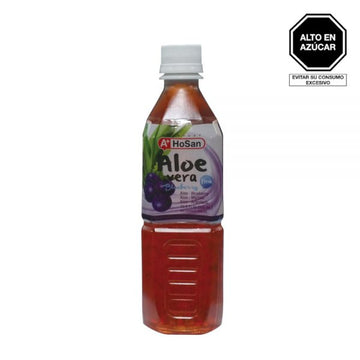 Bebida de aloe sabor arándano 500ml