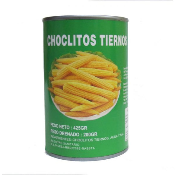 Choclitos tiernos 425gr lata