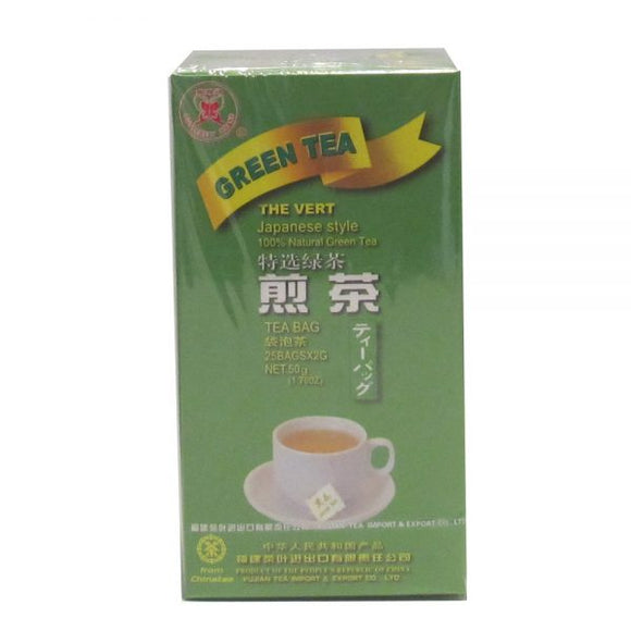 Butterfly té verde filtrante tipo japonés x 25 sobres