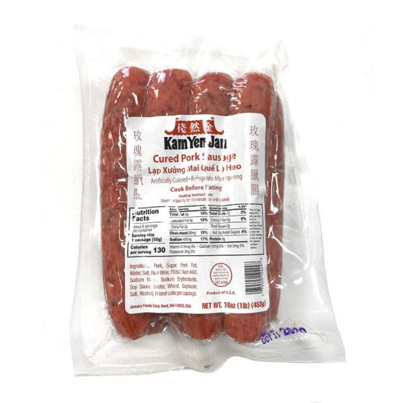 Salchicha de cerdo curada x 453 gr