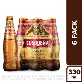 Cerveza Cusqueña Dorada 6pack
